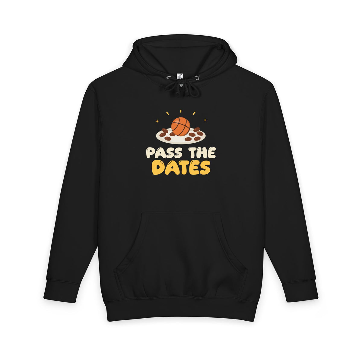 Pass The Dates Muslim Heavyweight Premium Heavyweight Hoodie in Black – AdabStars