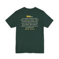 Be Like Isa (AS) Shirt | Prophet Isa (Jesus) Gentleness Story, Qur'an 19:30-32 on the Back | AdabStars