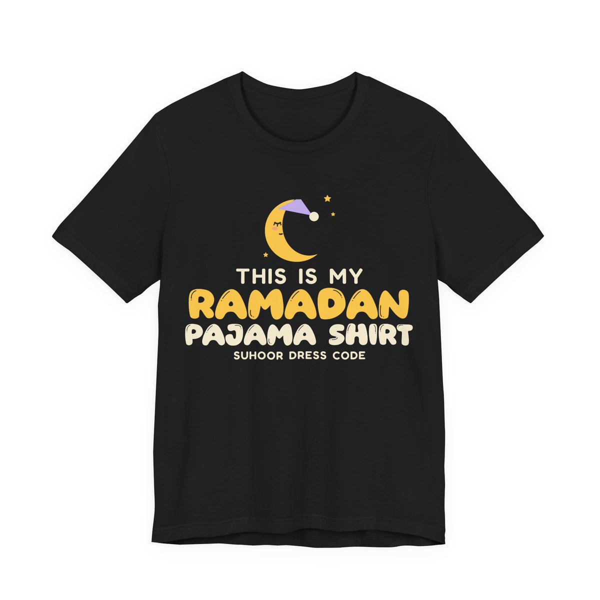 This Is My Ramadan Pajama Shirt Shirt | Funny Suhoor Sleepy Moon Nightcap Family | AdabStars Islamic Apparel