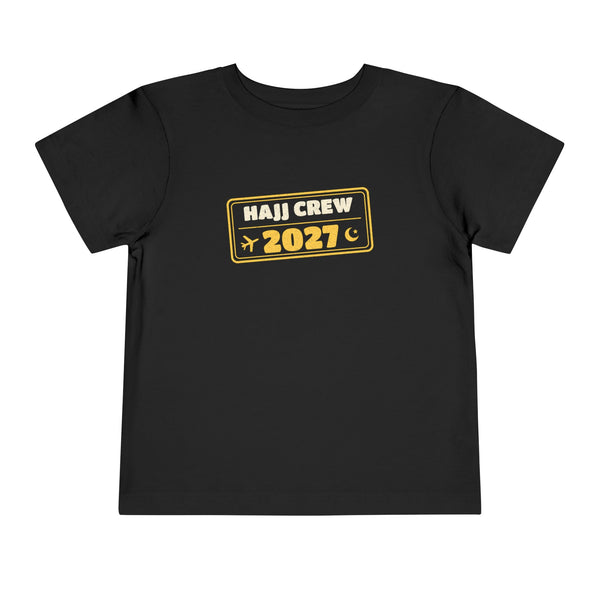 Hajj Crew 2027 Toddler T-Shirt in Black – AdabStars