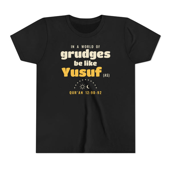 Be Like Yusuf (AS) Kids Tee, Front Print | Prophet Yusuf (Joseph) Forgiveness Story | AdabStars