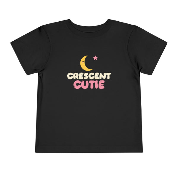 Crescent Cutie Ramadan Toddler Tee | Ramadan Kids Moon Star Cute Eid Little One | AdabStars Islamic Kids Apparel