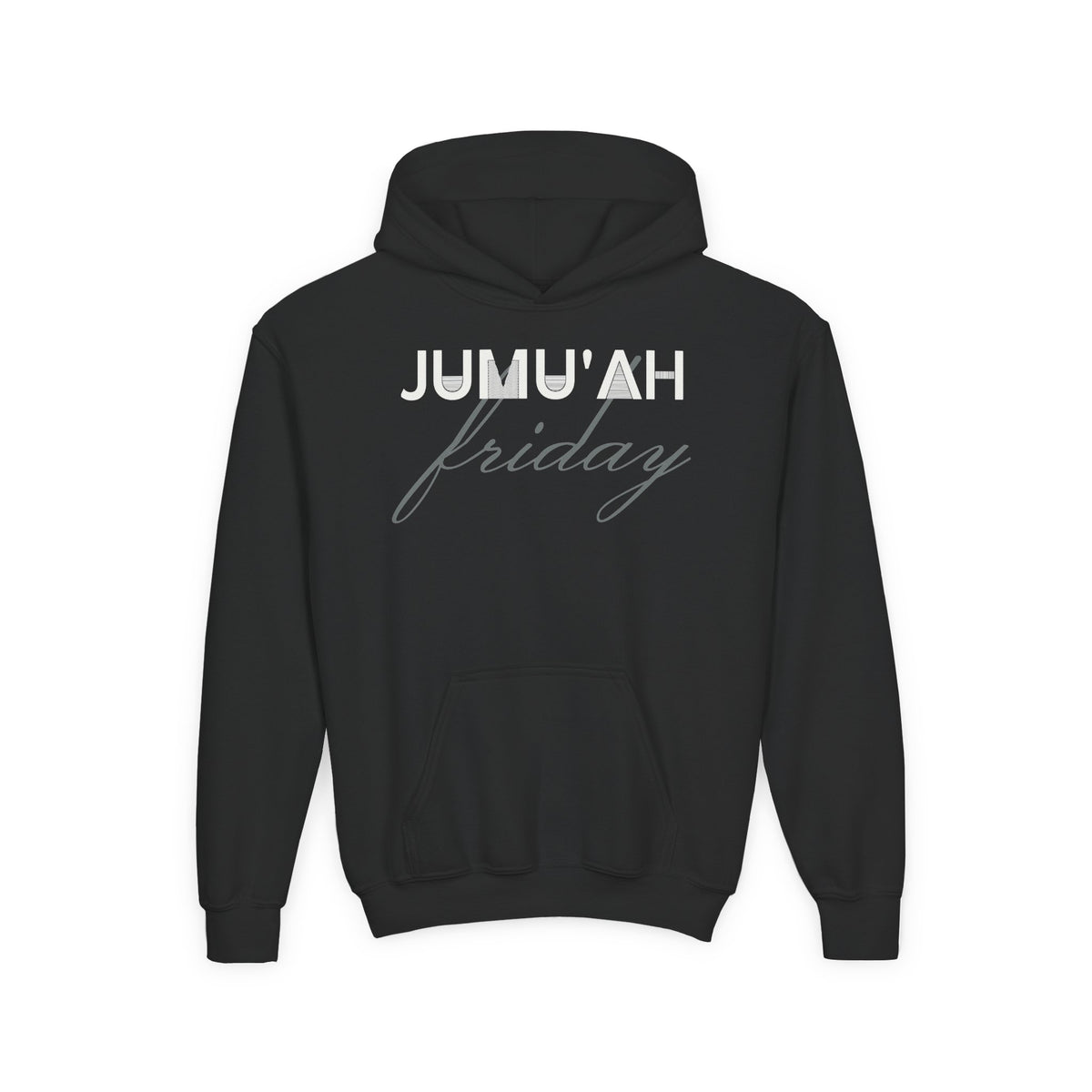 Jumu'ah Friday Islamic Kids Hoodie in Black – AdabStars