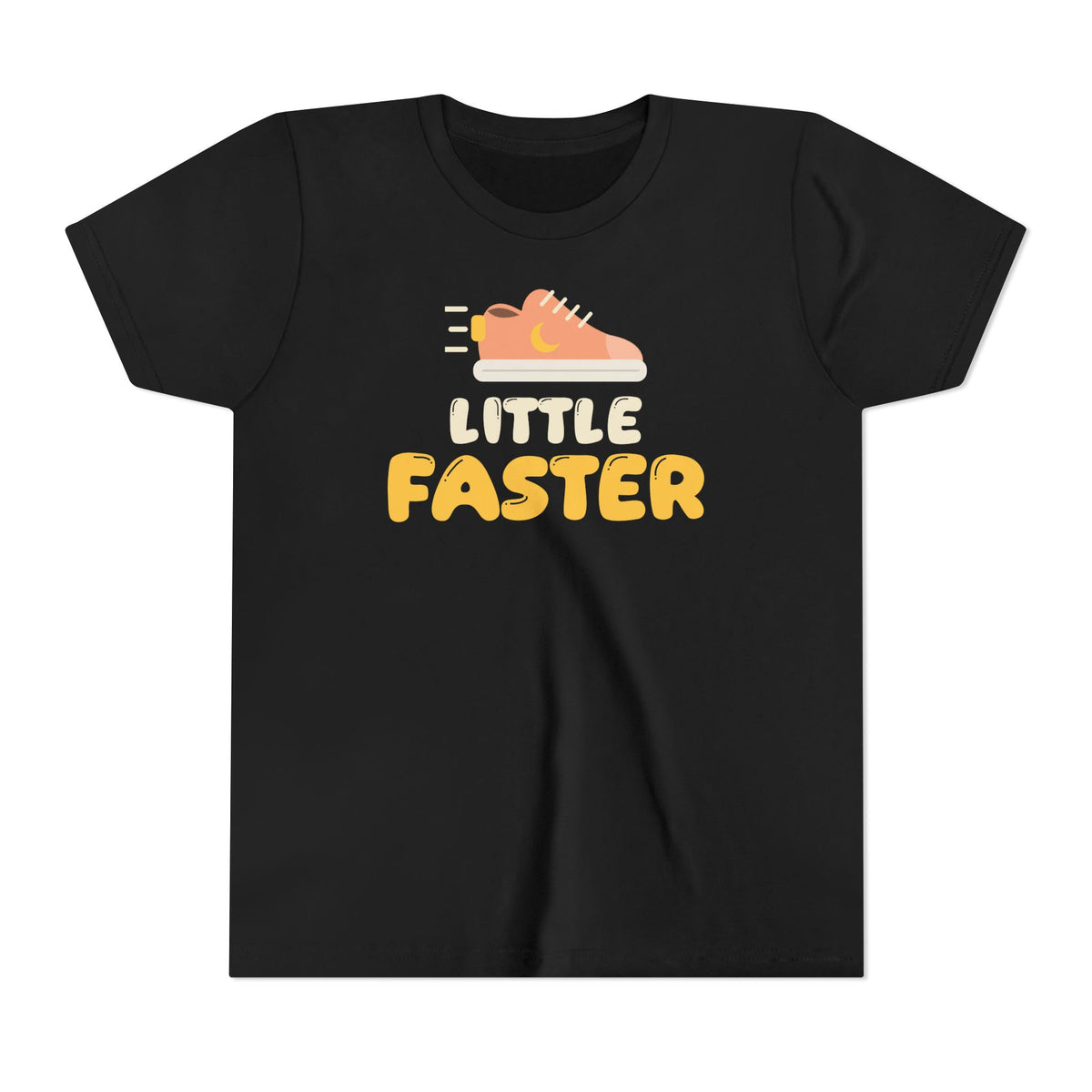 Little Faster Kids Tee | Ramadan Kids First Fast Sneaker Pun Running | AdabStars Islamic Kids Apparel