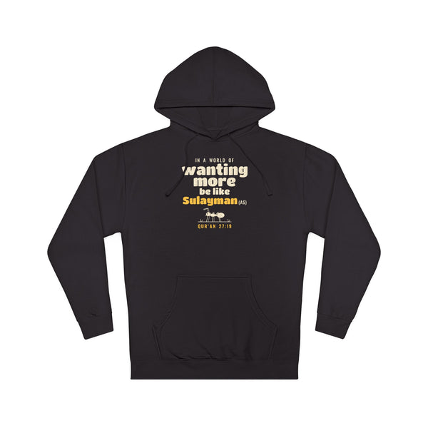Be Like Sulayman (AS) Hoodie in Black – AdabStars
