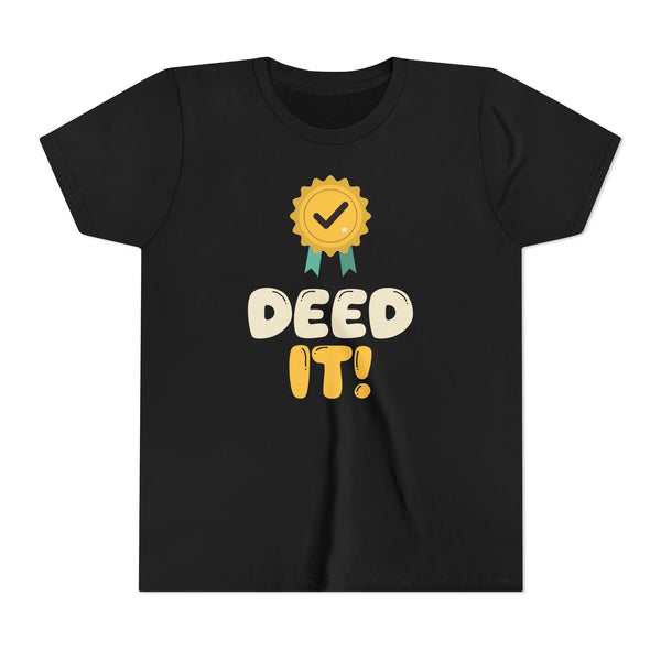 Deed It! Kids T-Shirt in Black – AdabStars