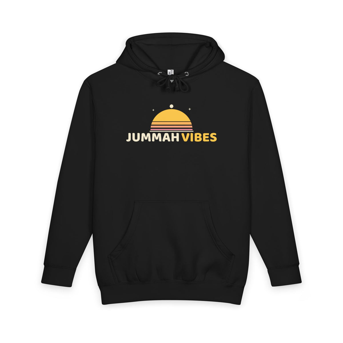 Jummah Vibes Islamic Heavyweight Premium Heavyweight Hoodie in Black – AdabStars