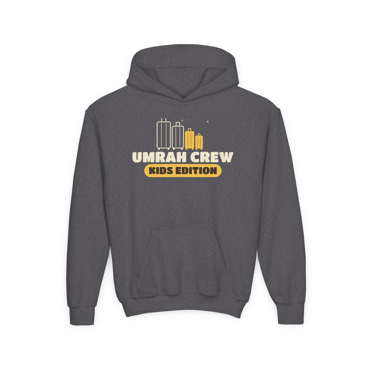 Umrah Crew Kids Edition Islamic Kids Hoodie | Children Little Travellers Muslim Family Set | AdabStars Islamic Kids Apparel