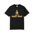 I Did My First Fast Ramadan Heavyweight Tee | Ramadan Kids Milestone Medal Proud | AdabStars Islamic Kids Apparel