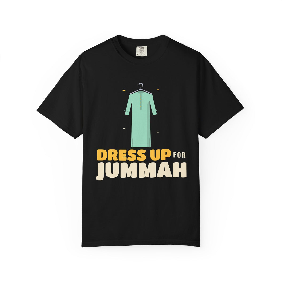 Dress Up for Jummah Islamic Heavyweight T-Shirt in Black – AdabStars