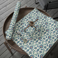 Wrapping Paper - Islamic Ottoman Floral Pattern Gift Wrap Papers back view – Taqwa Arts