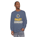 Fast Learner Ramadan Long Sleeve Shirt | Ramadan Kids First Fasting Pun Stopwatch | AdabStars Islamic Kids Apparel