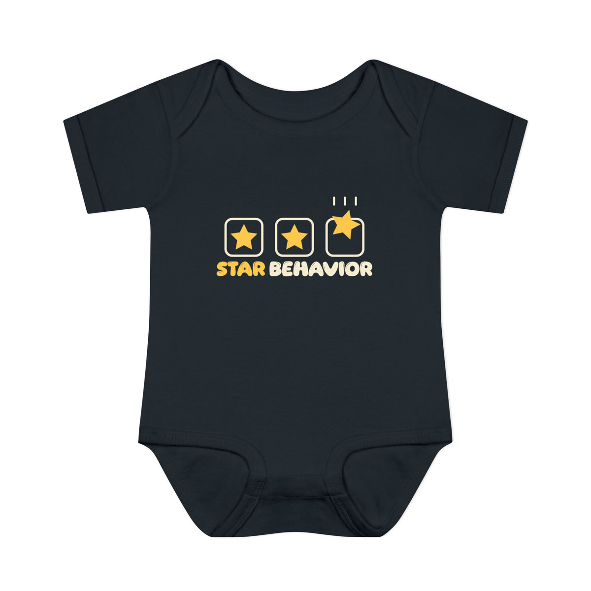 Star Behavior Islamic Baby Bodysuit in Black – AdabStars