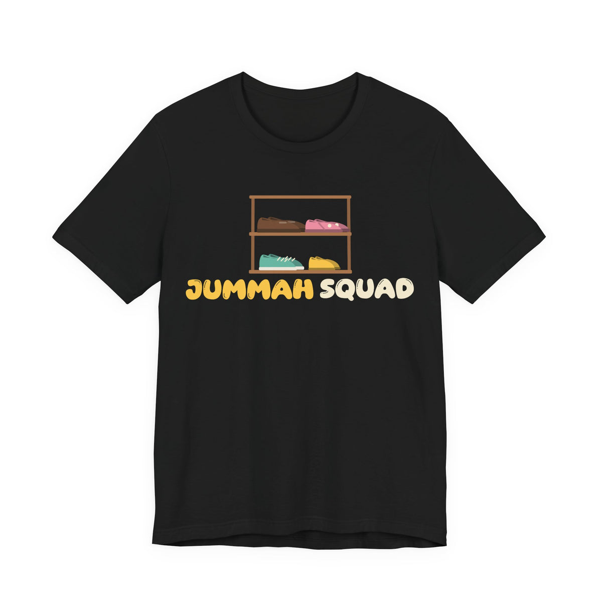 Jummah Squad Islamic Unisex T-Shirt in Black – AdabStars