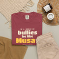 Be Like Musa (AS) Heavyweight Tee, Front Print | Prophet Musa (Moses) Courage Story | AdabStars