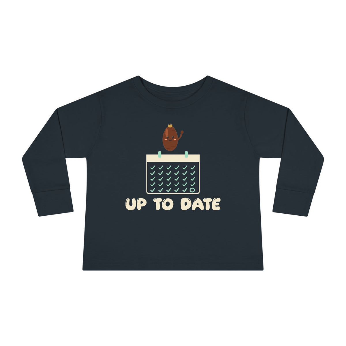 Up To Date Ramadan Toddler Toddler Long Sleeve Shirt in Black – AdabStars