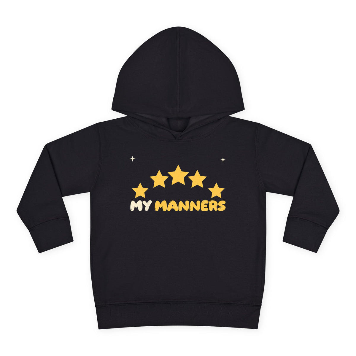 My Manners Rated Islamic Toddler Hoodie in Black – AdabStars