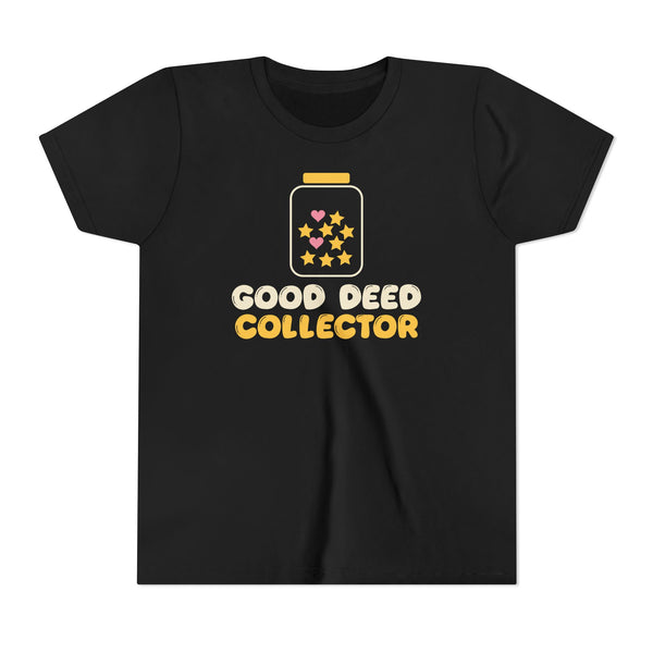 Good Deed Collector Kids T-Shirt in Black – AdabStars