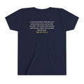 With Hardship Comes Ease Kids Tee | Surah Ash-Sharh Qur'an 94:5-6 on the Back Islamic Reminder | AdabStars