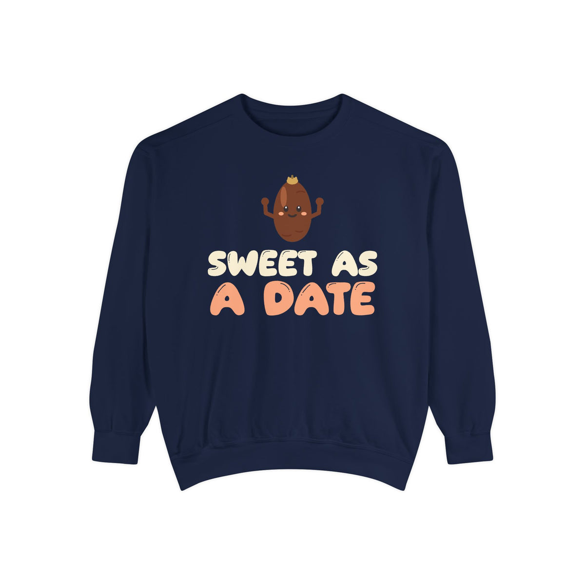 Sweet As A Date Ramadan Sweatshirt | Ramadan Kids Cute Fruit Little One Eid | AdabStars Islamic Kids Apparel