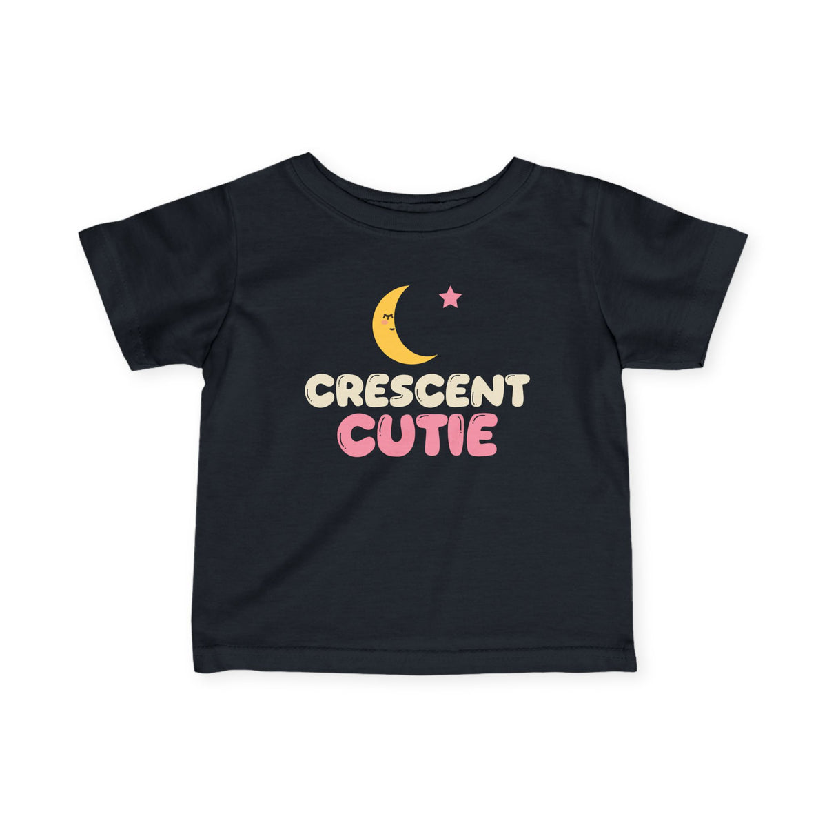 Crescent Cutie Ramadan Baby T-Shirt in Black – AdabStars