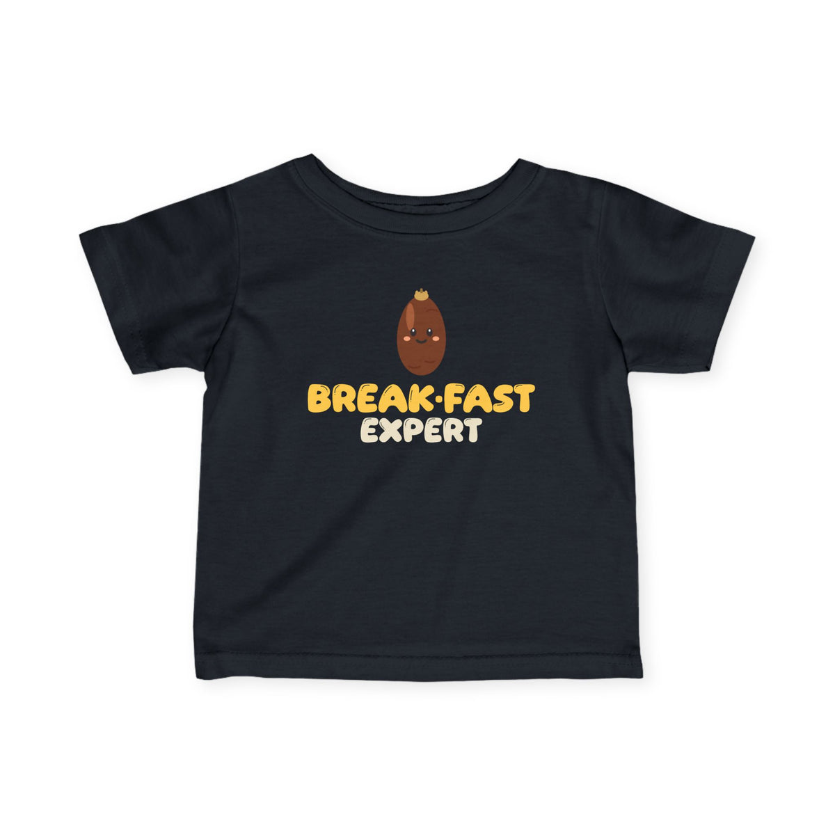 Break Fast Expert Baby T-Shirt in Black – AdabStars