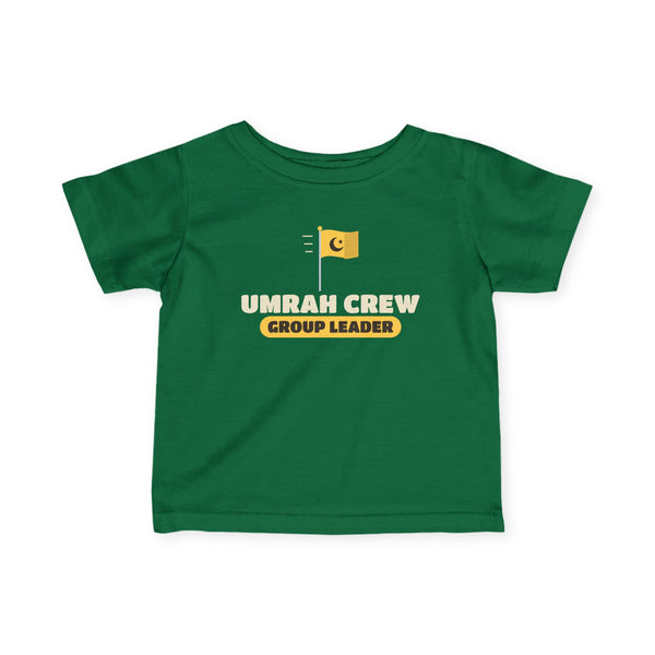 Umrah Crew Group Leader Baby T-Shirt in Kelly – AdabStars