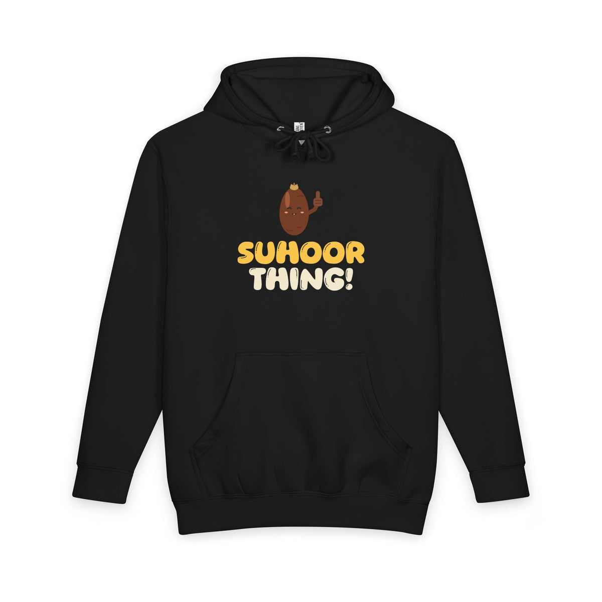 Suhoor Thing! Heavyweight Premium Heavyweight Hoodie in Black – AdabStars