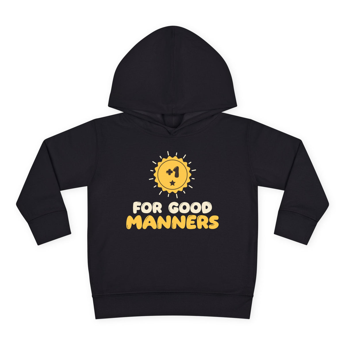 Plus One Star Islamic Toddler Hoodie in Black – AdabStars