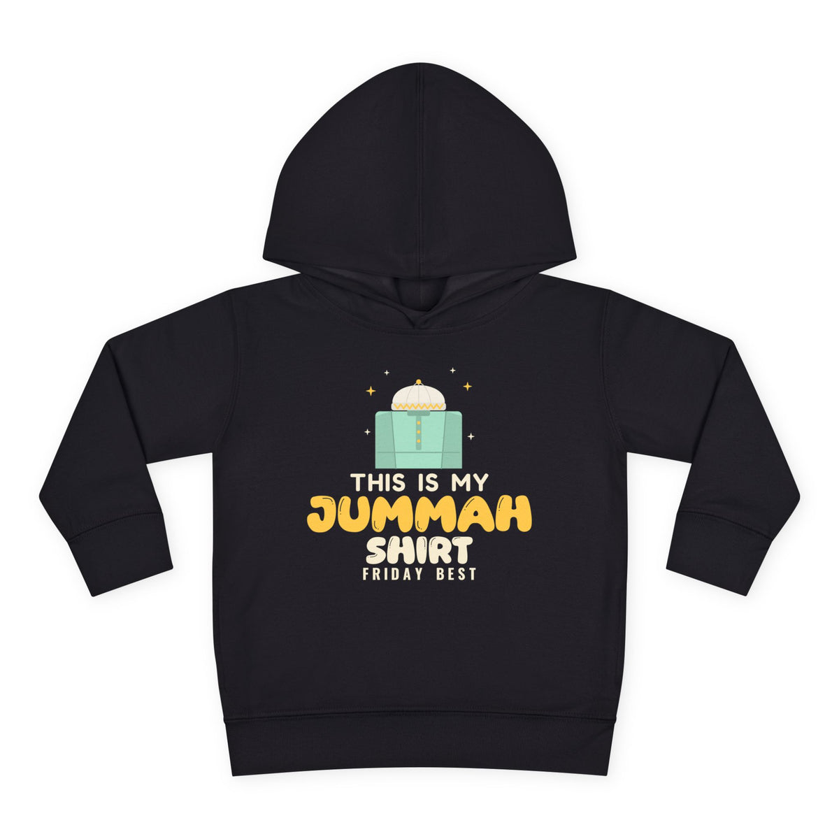 This Is My Jummah Toddler Hoodie in Black – AdabStars