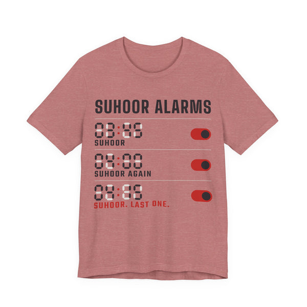 Suhoor Alarms Unisex T-Shirt in Heather Mauve – AdabStars