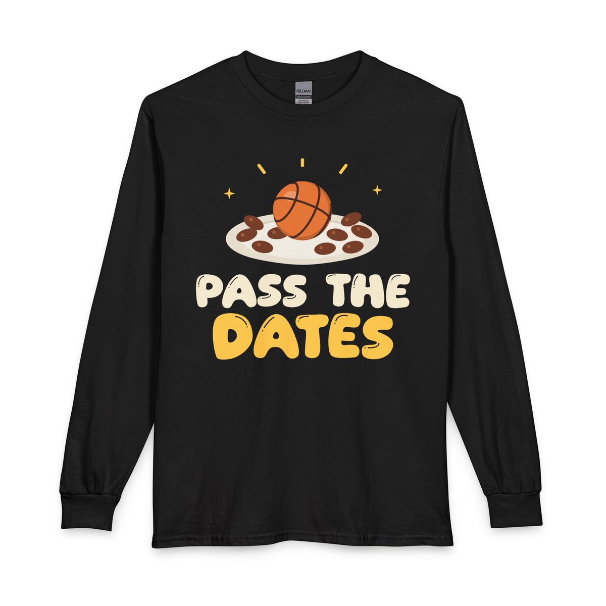 Pass The Dates Muslim Long Sleeve Shirt in Black – AdabStars