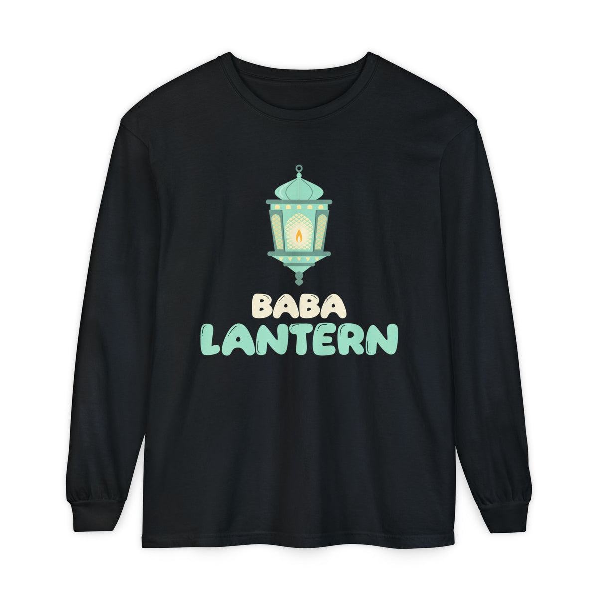 Baba Lantern Ramadan Long Sleeve Shirt | Ramadan Dad Matching Family Lanterns Eid | AdabStars Islamic Apparel