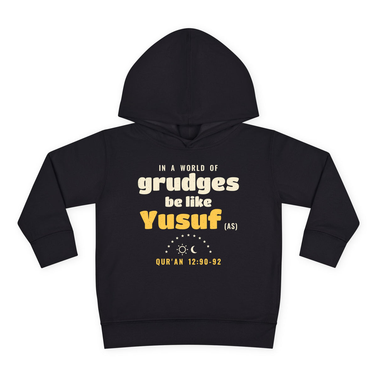 Be Like Yusuf (AS) Toddler Hoodie in Black – AdabStars