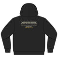 With Hardship Comes Ease Kids Hoodie | Surah Ash-Sharh Qur'an 94:5-6 on the Back Islamic Reminder | AdabStars