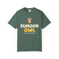 Suhoor Owl Ramadan Heavyweight Tee | Ramadan Kids Night Bird Early Riser Pre Dawn | AdabStars Islamic Kids Apparel