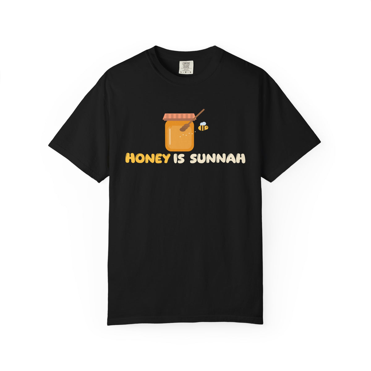 Honey Is Sunnah Islamic Heavyweight T-Shirt in Black – AdabStars