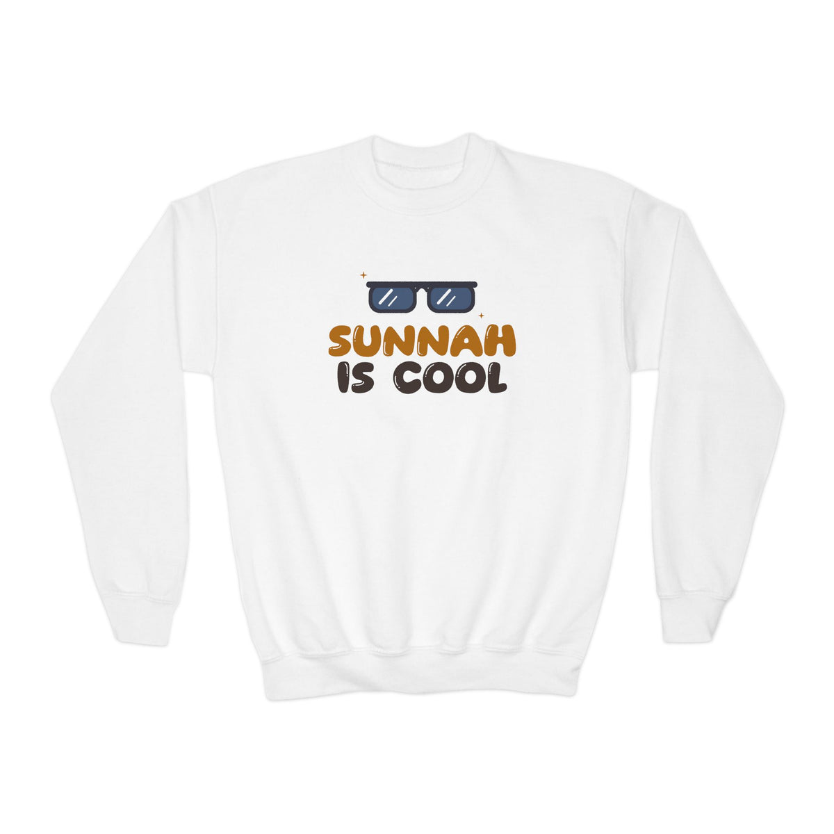 Sunnah Is Cool Islamic Kids Sweatshirt in White – AdabStars
