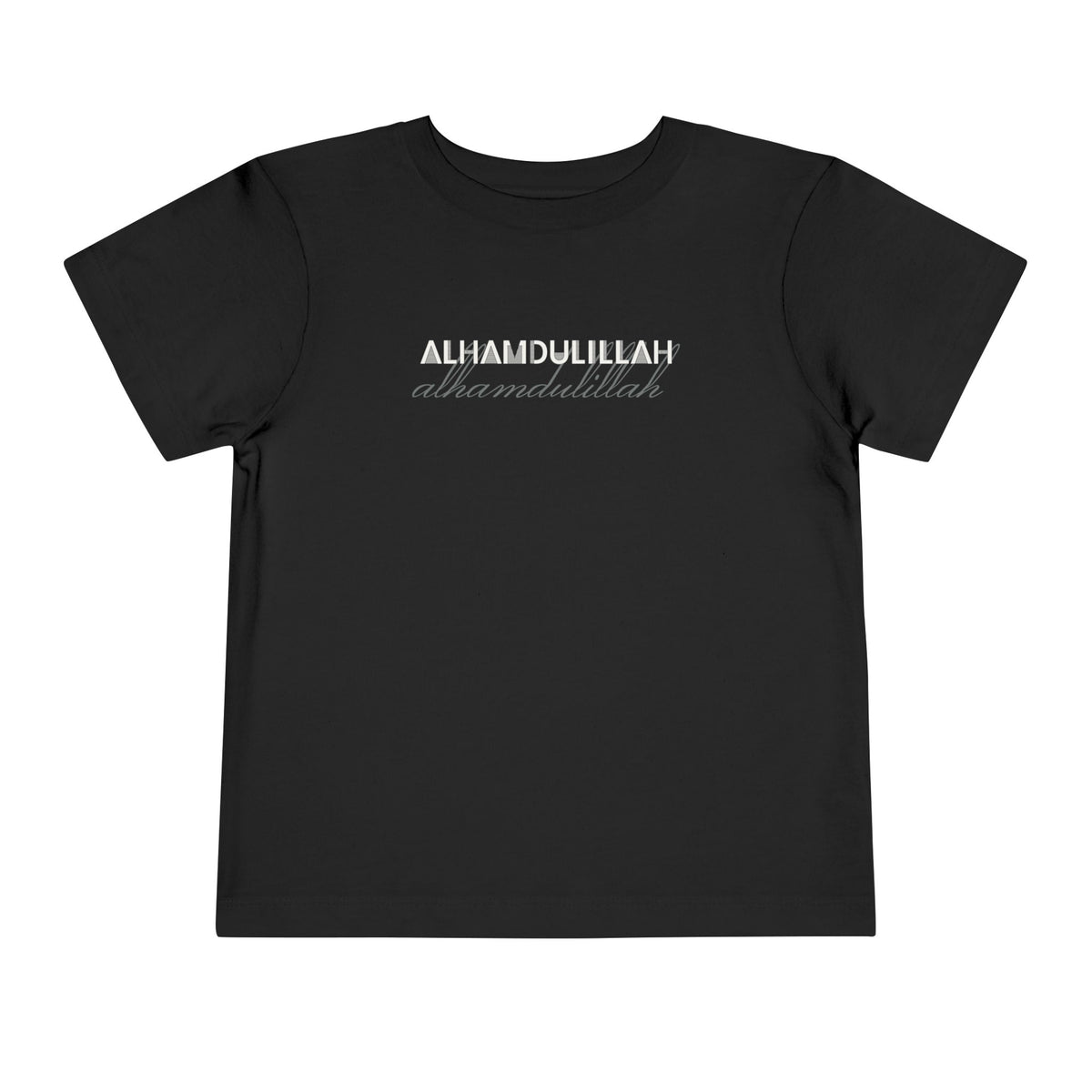 Alhamdulillah Ramadan Toddler T-Shirt in Black – AdabStars