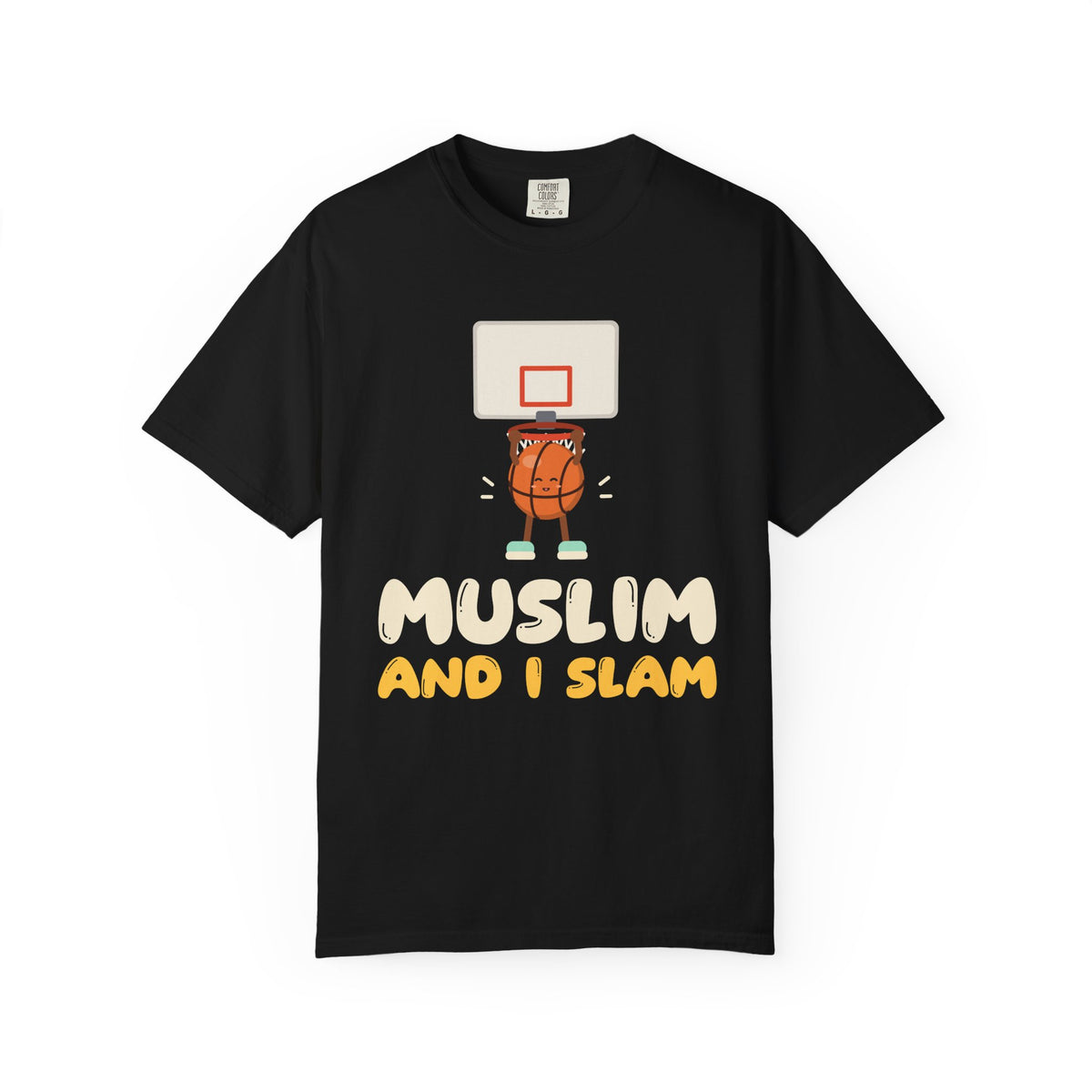 Muslim And I Slam Muslim Heavyweight T-Shirt in Black – AdabStars