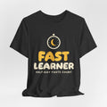Fast Learner Ramadan Shirt | Ramadan Kids First Fasting Pun Stopwatch | AdabStars Islamic Kids Apparel