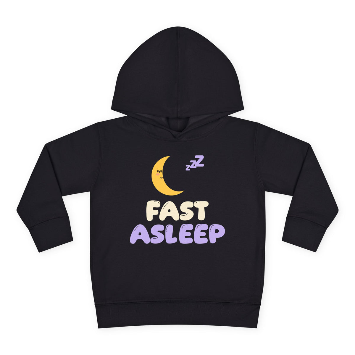 Fast Asleep Toddler Hoodie in Black – AdabStars