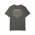 Be Like Ibrahim (AS) Heavyweight Tee | Prophet Ibrahim (Abraham) Truth Story, Qur'an 6:76-79 on the Back | AdabStars
