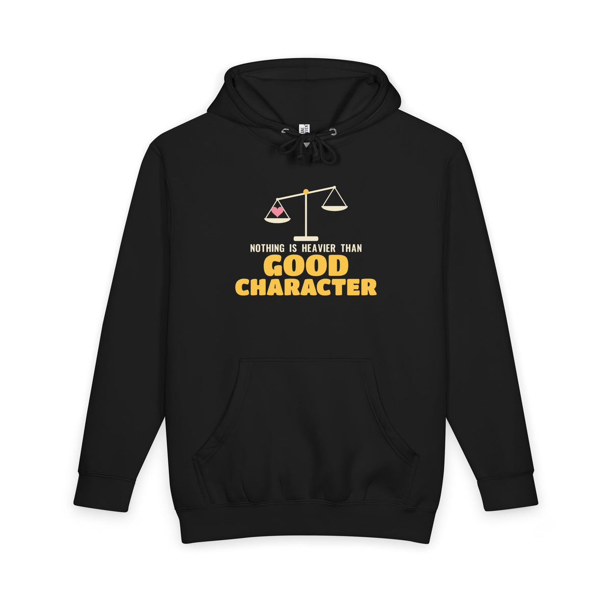 Heavier Than Good Character Islamic Heavyweight Premium Heavyweight Hoodie in Black – AdabStars