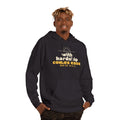 With Hardship Comes Ease Hoodie | Surah Ash-Sharh Qur'an 94:5-6 on the Back Islamic Reminder | AdabStars