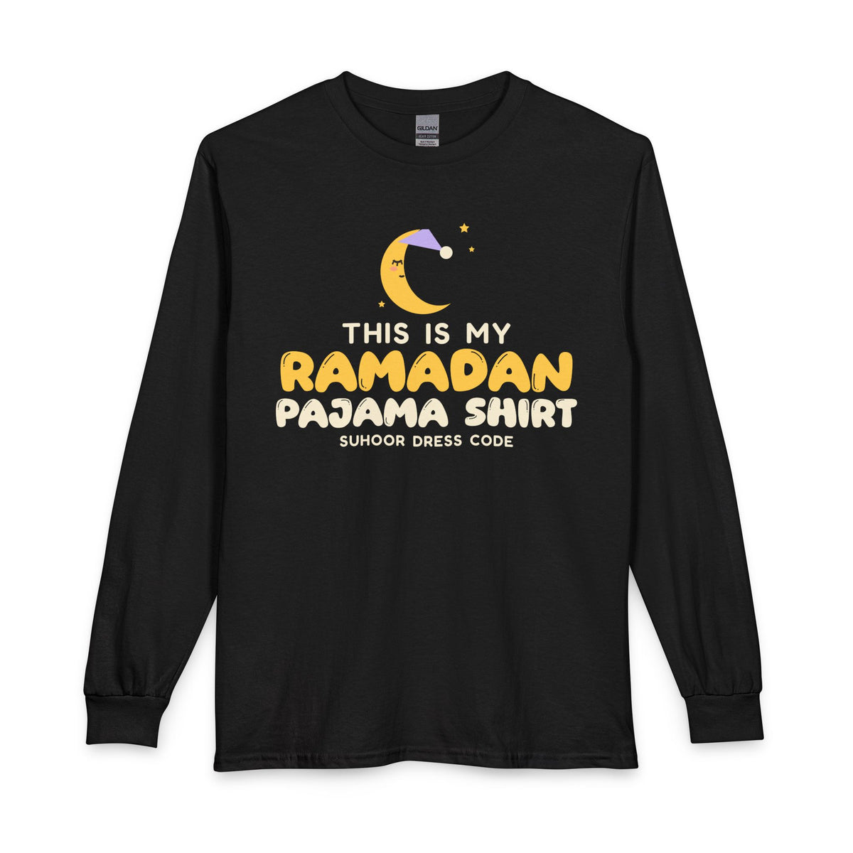 This Is My Ramadan Pajama Long Sleeve Shirt in Black – AdabStars
