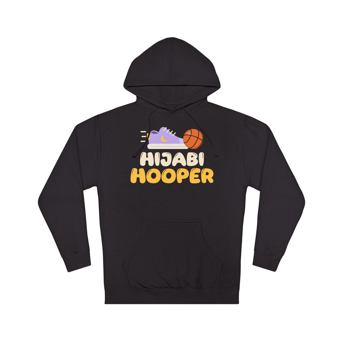 Hijabi Hooper Muslim Hoodie | Muslim Girls Basketball Hijabi Hooper Sneaker And Ball | AdabStars Islamic Kids Apparel