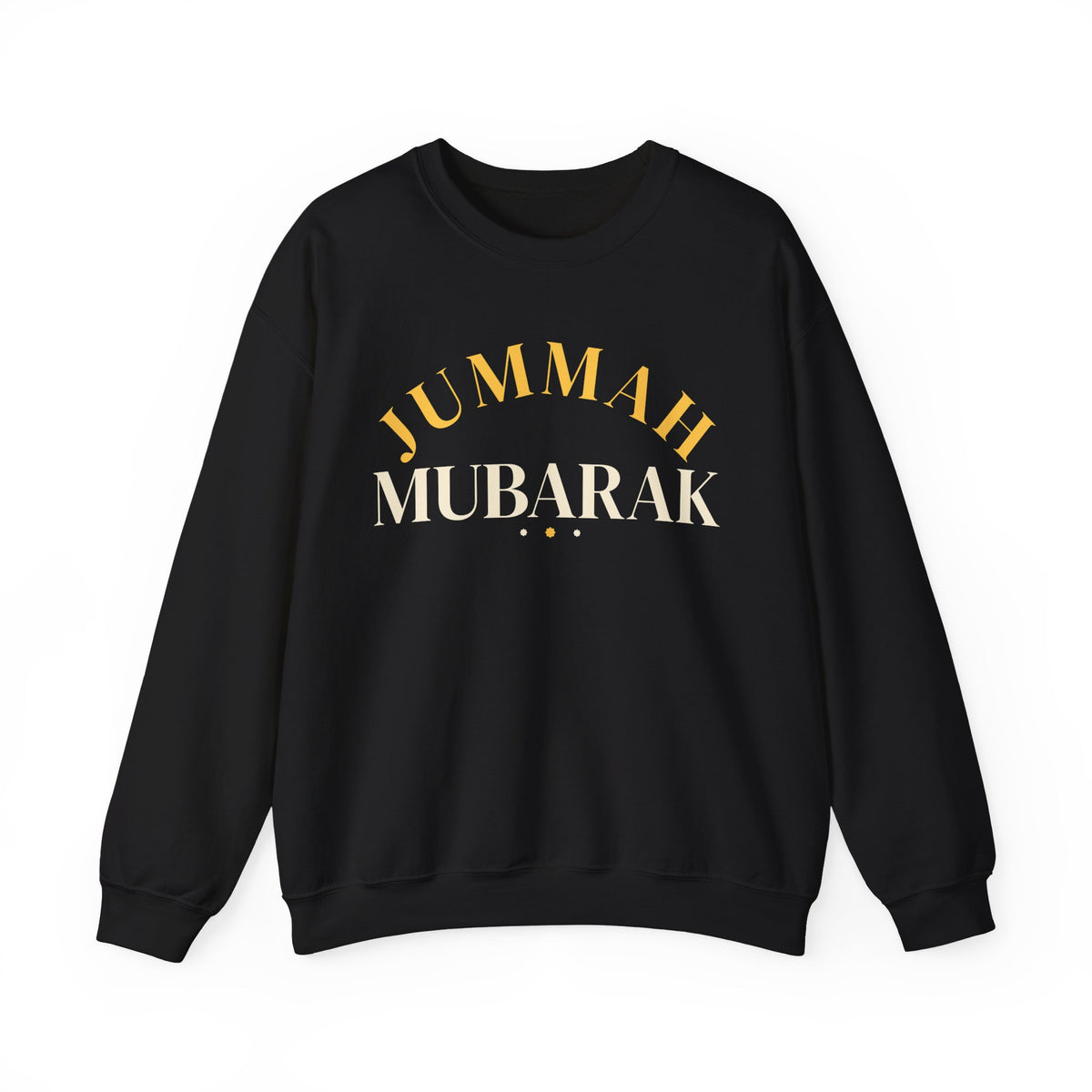 Jummah Mubarak Arch Islamic Crewneck Sweatshirt in Black – AdabStars