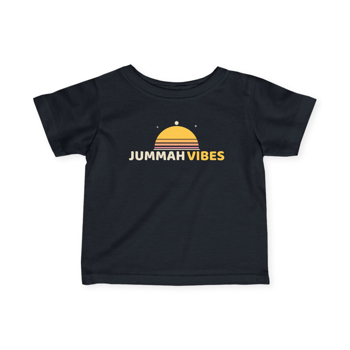 Jummah Vibes Islamic Baby T-Shirt in Black – AdabStars