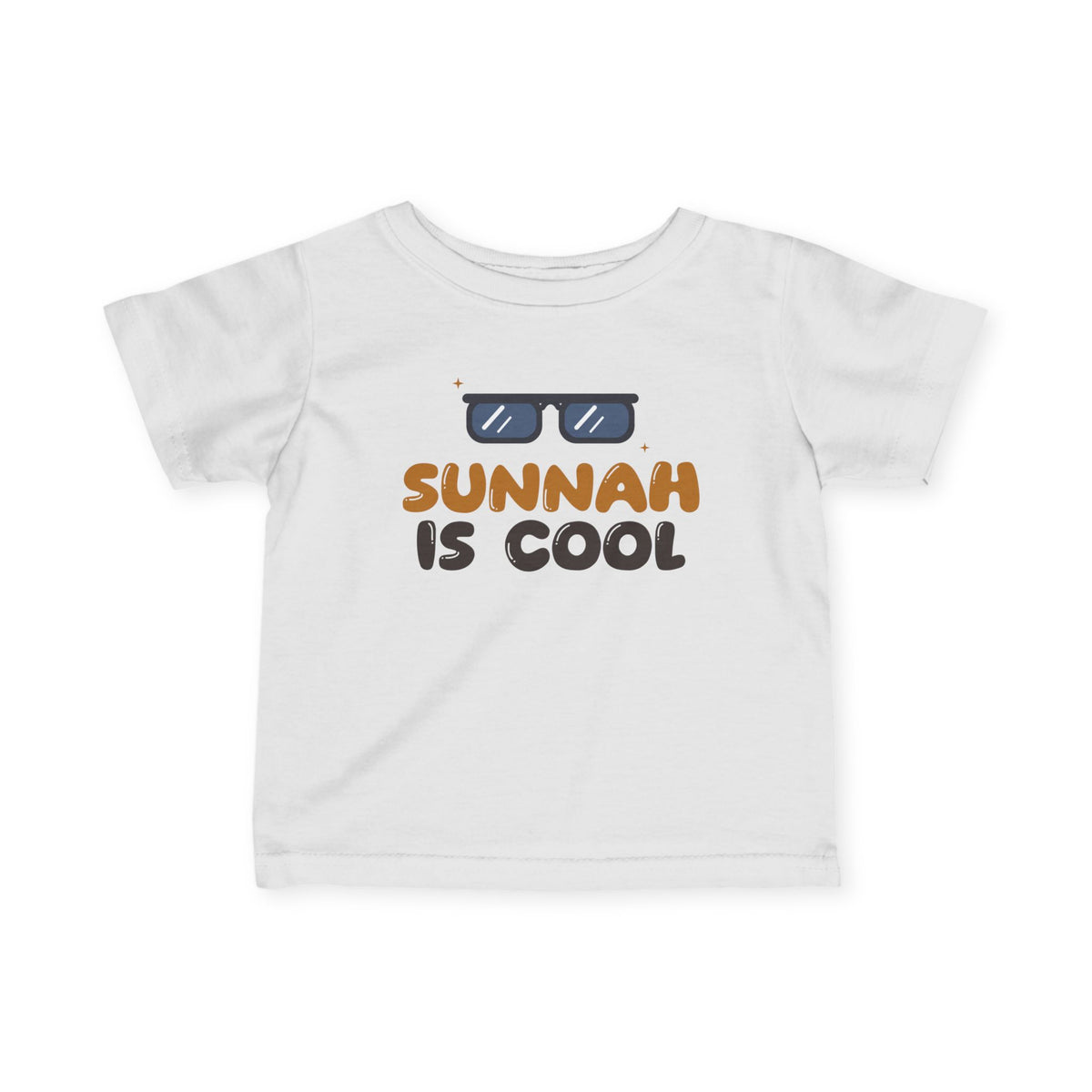 Sunnah Is Cool Islamic Baby T-Shirt in White – AdabStars